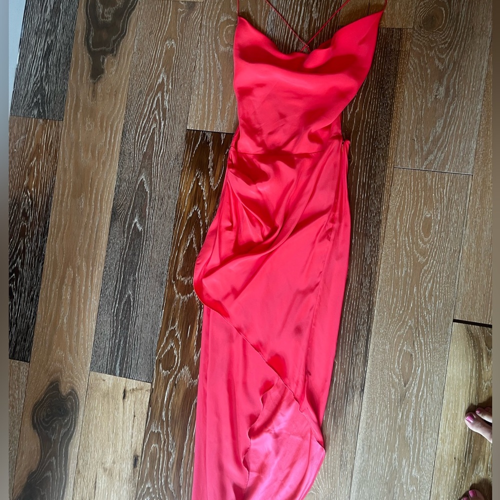 Haney holly dress coral NWT - Picture 6 of 11